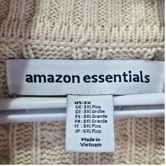 NWT Women's Cream Long Sleeve Casual Knit Sweater - Size - 3XL - Picture 4 of 6